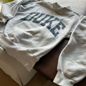 Vintage Duke Russell Athletic Gray Crewneck Sweatshirt 1992